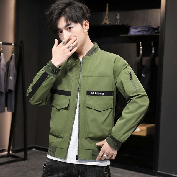 spring and autumn work jacket fatter plus size loose youth leisure fat coat men's korean fashion, Black;brown
spring and autumn work jacket fatter plus size loose youth leisure fat coat men's korean fashion, Black;brown