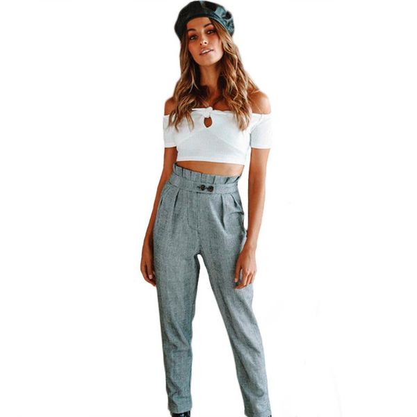 women's pants & capris high waist 2021 fashion women vintage gray grid plaid ol casual trousers female streetwear summer long, Black;white
women's pants & capris high waist 2021 fashion women vintage gray grid plaid ol casual trousers female streetwear summer long, Black;white