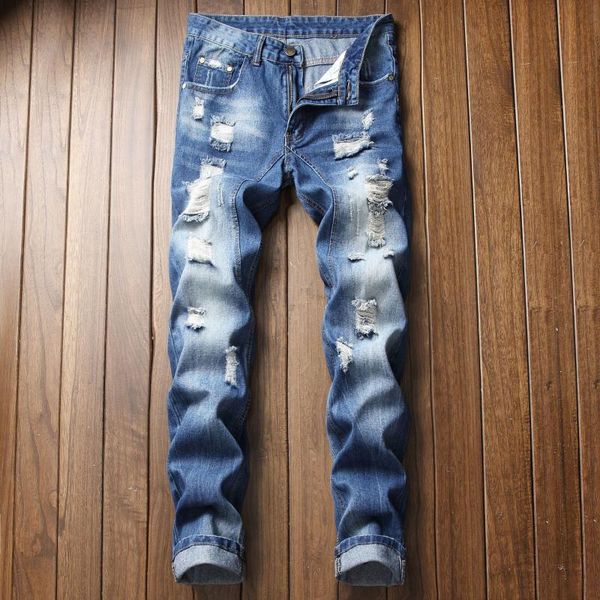 men's jeans men slim ripped straight biker streetwear retro blue knee holes distressed hip hop motorcycle casual denim trousers
men's jeans men slim ripped straight biker streetwear retro blue knee holes distressed hip hop motorcycle casual denim trousers