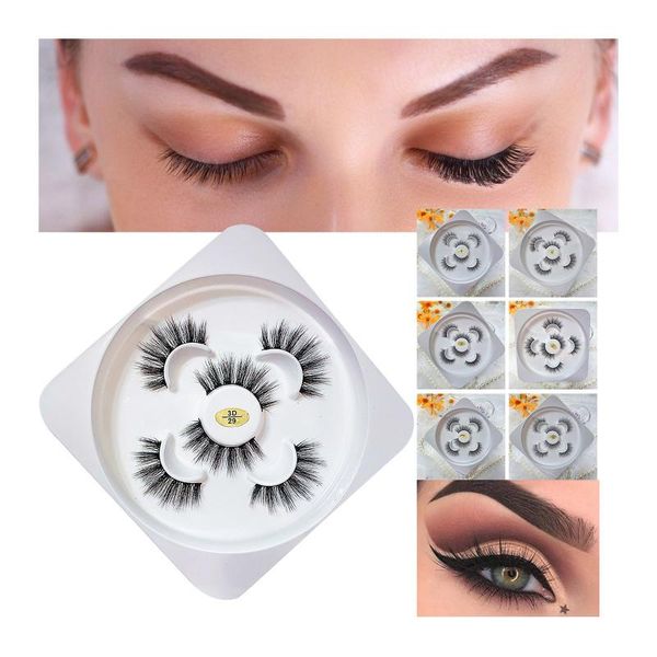false eyelashes #ew 3 pairs 3d natural mink lashes faux dramatic volume eyelash extension for makeup
false eyelashes #ew 3 pairs 3d natural mink lashes faux dramatic volume eyelash extension for makeup