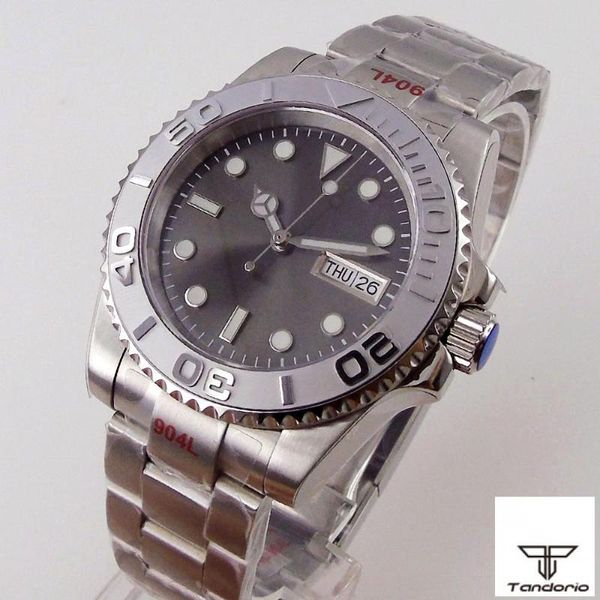 wristwatches sapphire men's automatic watch japan nh36 movement sterile gray face week date display 904l band glide lock rotating bezel, Slivery;brown
wristwatches sapphire men's automatic watch japan nh36 movement sterile gray face week date display 904l band glide lock rotating bezel, Slivery;brown