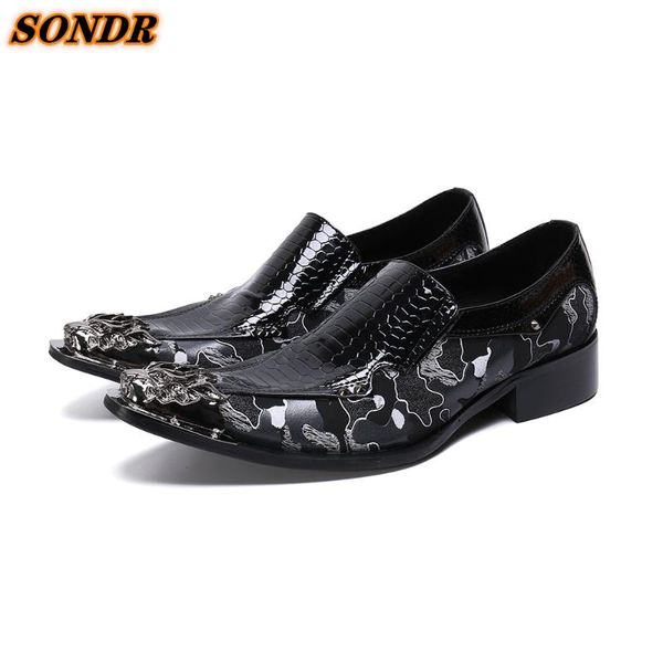 dress shoes men business est oxford snake skin iron toe embossed genuine leather formal office wedding calzado hombre, Black
dress shoes men business est oxford snake skin iron toe embossed genuine leather formal office wedding calzado hombre, Black