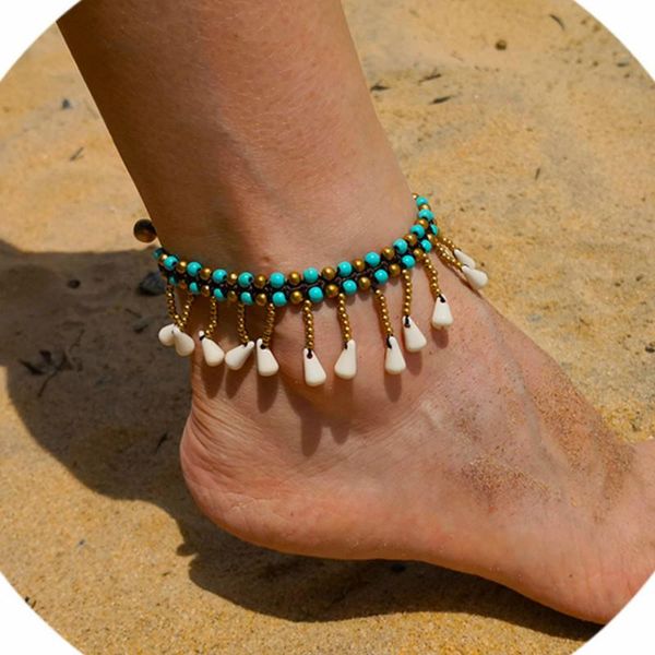 anklets bohemian vintage beaded anklet women summer beach ornaments handmade pendant natural stone foot rings ankle bracelets for, Red;blue
anklets bohemian vintage beaded anklet women summer beach ornaments handmade pendant natural stone foot rings ankle bracelets for, Red;blue