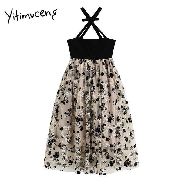 yitimuceng gauze dresses women spaghetti strap summer patchwork strapless a-line mini high waist fashion sweet dress 210601, Black;gray
yitimuceng gauze dresses women spaghetti strap summer patchwork strapless a-line mini high waist fashion sweet dress 210601, Black;gray