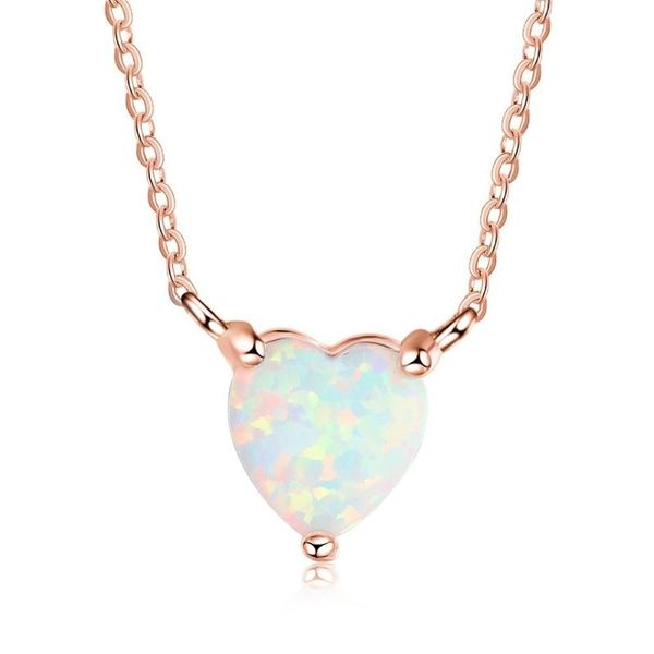 pendant necklaces heart love luxury white opal choker gold chain necklace women korea jewellery valentine's day gift, Silver
pendant necklaces heart love luxury white opal choker gold chain necklace women korea jewellery valentine's day gift, Silver