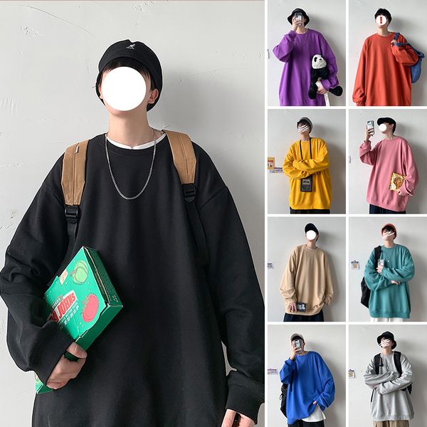 mens sweater 2021 autumn new men's terry cotton sweater 17 color large 5xl loose wear, Black
mens sweater 2021 autumn new men's terry cotton sweater 17 color large 5xl loose wear, Black