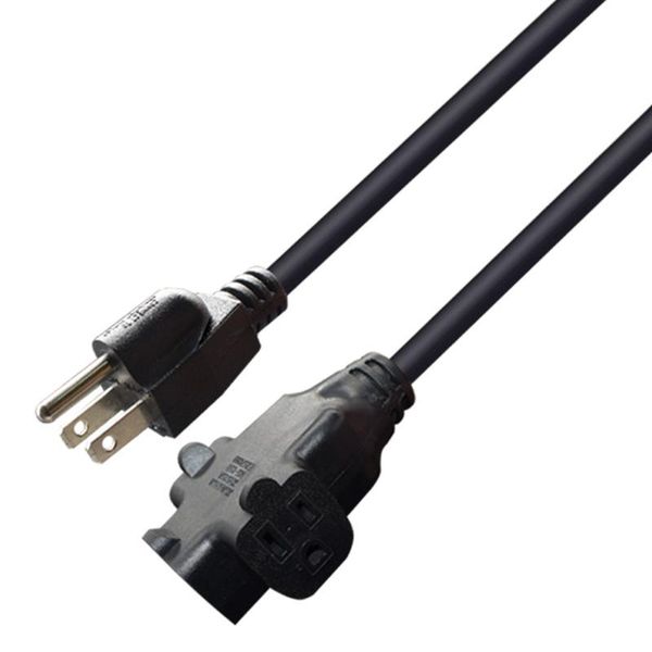 smart power plugs 5-15p to 5-15r extension cable,usa 3 pin male female ac adapter cable ,15a/125v,ul approval
smart power plugs 5-15p to 5-15r extension cable,usa 3 pin male female ac adapter cable ,15a/125v,ul approval