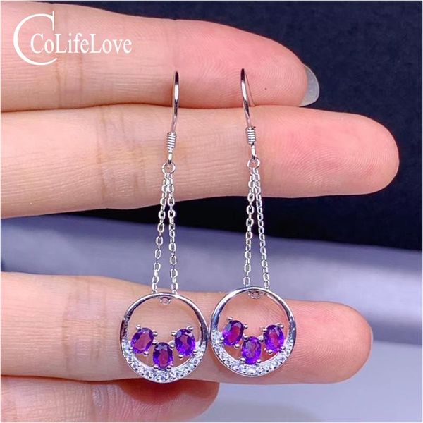 dangle & chandelier colife jewelry 925 silver amethyst drop earrings for party 3*4mm natural dangler gift girl
dangle & chandelier colife jewelry 925 silver amethyst drop earrings for party 3*4mm natural dangler gift girl