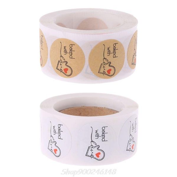 gift wrap 500pcs baked with love round kraft paper sticker adhesive baking label for christmas festival cake box jy28 20 dropship
gift wrap 500pcs baked with love round kraft paper sticker adhesive baking label for christmas festival cake box jy28 20 dropship