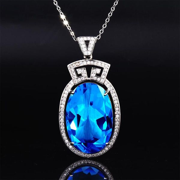 chains imitation natural blue saphire z gemstone single pendant for women wedding party diamond necklace chain bridal sets jewelry, Silver
chains imitation natural blue saphire z gemstone single pendant for women wedding party diamond necklace chain bridal sets jewelry, Silver