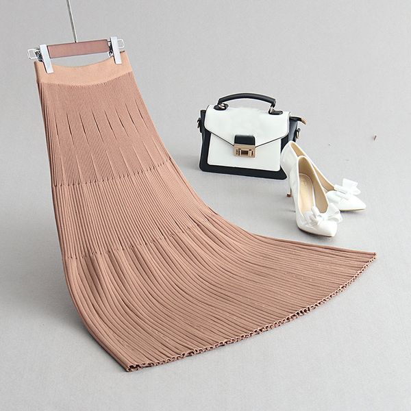 shehure 2021 autumn winter women's high waist the line skirt femme jupe spoken of knitting ladies camel skirts c2z1, Black
shehure 2021 autumn winter women's high waist the line skirt femme jupe spoken of knitting ladies camel skirts c2z1, Black