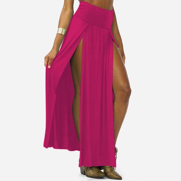 high waist double slit women capris front knit maxi long skirt solid color pleated irregular hem beach bikini cover, Black;white
high waist double slit women capris front knit maxi long skirt solid color pleated irregular hem beach bikini cover, Black;white