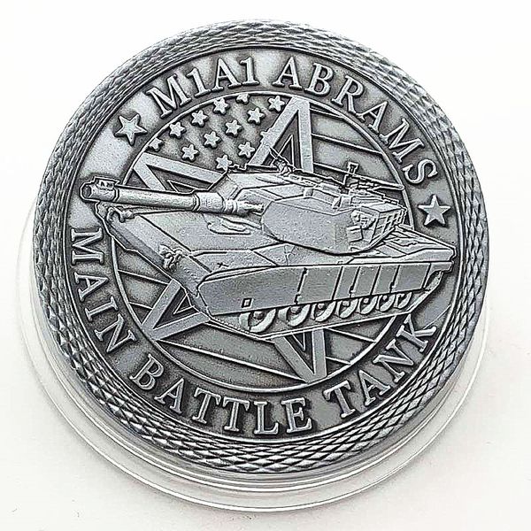 United States Army M1A1 Abrams Main Battle Tank Souvenir Silver Plated Coin Department of The Army Collectible Challenge Coin
United States Army M1A1 Abrams Main Battle Tank Souvenir Silver Plated Coin Department of The Army Collectible Challenge Coin