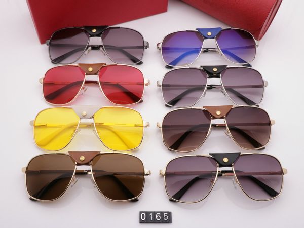 luxury 0165 designer sunglasses for men women outdoor summer square style metal full frame uv protection come with red box0165s, White;black
luxury 0165 designer sunglasses for men women outdoor summer square style metal full frame uv protection come with red box0165s, White;black