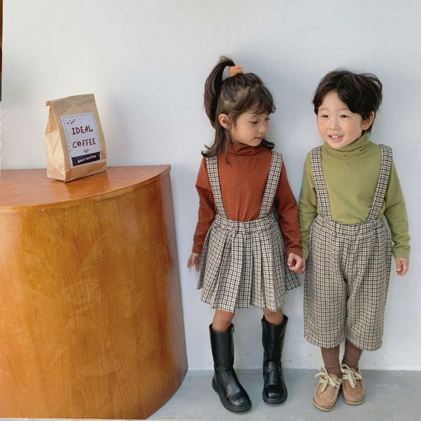 girl's skirt 2020 children's autumn winter brother and sister's clothing boy's suspender pants, Blue
girl's skirt 2020 children's autumn winter brother and sister's clothing boy's suspender pants, Blue