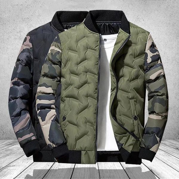 men's jackets 2021 men winter jacket coat outwear patchwork thick puffer parka camouflage bomber military warm fashion padded casual, Black;brown
men's jackets 2021 men winter jacket coat outwear patchwork thick puffer parka camouflage bomber military warm fashion padded casual, Black;brown