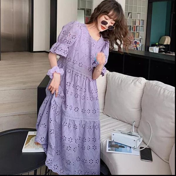 korean hollow out womens o neck short sleeve high waist tunic oversize midi dresses female 2021 summer new clothe vestidos, Black;gray
korean hollow out womens o neck short sleeve high waist tunic oversize midi dresses female 2021 summer new clothe vestidos, Black;gray