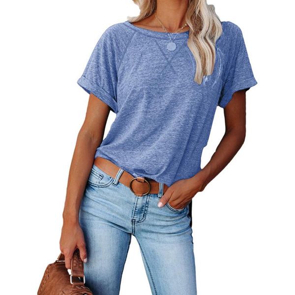 women's t-shirt women plus size summer o-neck woman tshirts cotton loose short tees classic soild casual regular patchwork t shirt, White
women's t-shirt women plus size summer o-neck woman tshirts cotton loose short tees classic soild casual regular patchwork t shirt, White