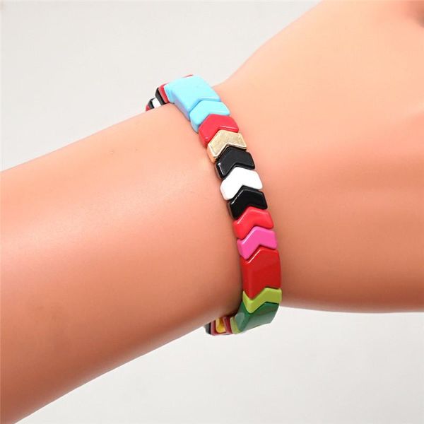charm bracelets 5pcs bohemia enamel colorful painted arrow beads bracelet rainbow tila stackable stretch for vsco girl women, Golden;silver
charm bracelets 5pcs bohemia enamel colorful painted arrow beads bracelet rainbow tila stackable stretch for vsco girl women, Golden;silver