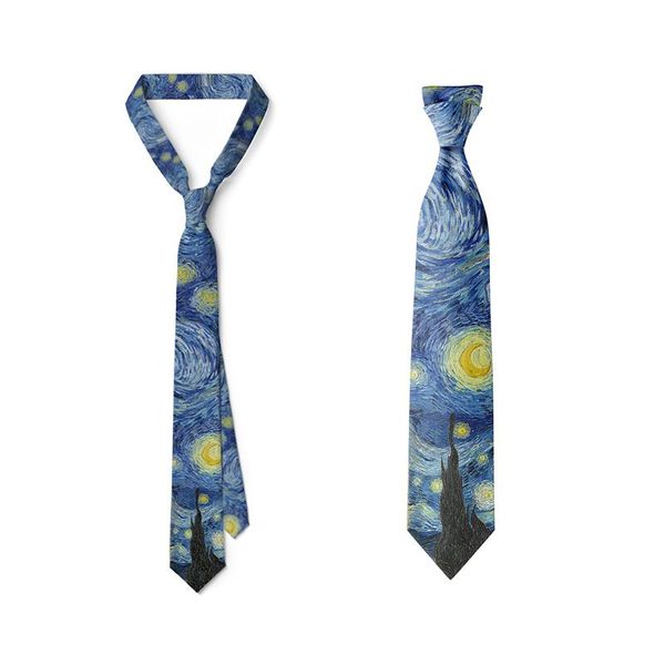 bow ties ideas oil painting tie for men star moon night retro fun 8cm wide slim necktie accessories daily wear wedding party gift, Black;gray
bow ties ideas oil painting tie for men star moon night retro fun 8cm wide slim necktie accessories daily wear wedding party gift, Black;gray