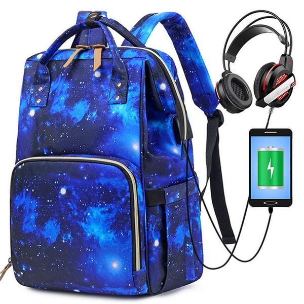 backpack galaxy nappy bag mummy large capacity mom baby multi-function waterproof outdoor travel diaper bags usb headphone port
backpack galaxy nappy bag mummy large capacity mom baby multi-function waterproof outdoor travel diaper bags usb headphone port