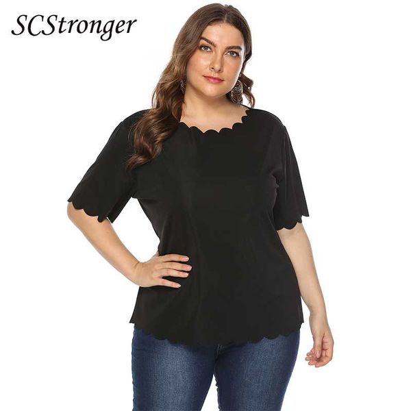 plus size t-shirt scstronger summer fashion women's wave side wild t shirt round neck short leeved solid color blusas y camisas
plus size t-shirt scstronger summer fashion women's wave side wild t shirt round neck short leeved solid color blusas y camisas