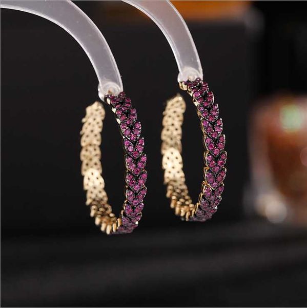 hoop & huggie women's light luxury fashion inlaid colorful zircon temperament earrings, Golden;silver
hoop & huggie women's light luxury fashion inlaid colorful zircon temperament earrings, Golden;silver