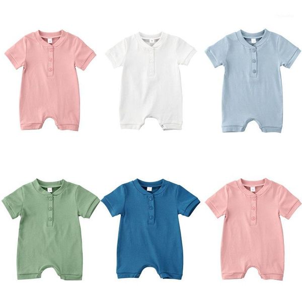 jumpsuits 2021 boy girls summer rompers toddler born baby boys short sleeve button playsuits one-pieces outfits1, Blue
jumpsuits 2021 boy girls summer rompers toddler born baby boys short sleeve button playsuits one-pieces outfits1, Blue