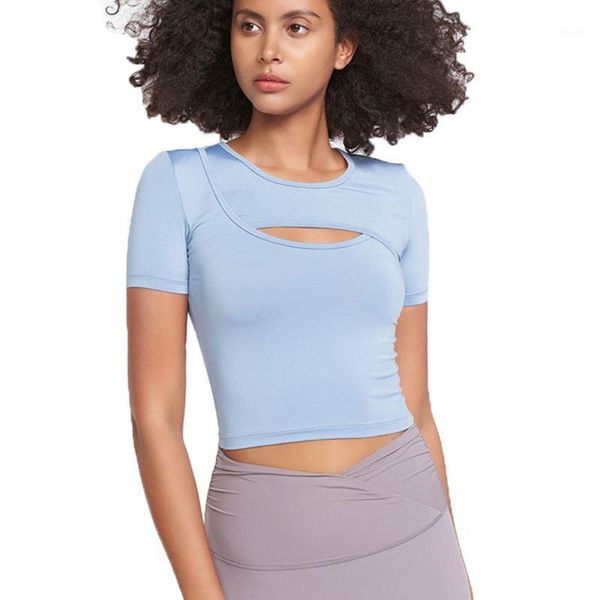 summer women exercise hollow training yoga shirt short sleeve running t shirts sports gym fitness workout sportswear outfit
summer women exercise hollow training yoga shirt short sleeve running t shirts sports gym fitness workout sportswear outfit