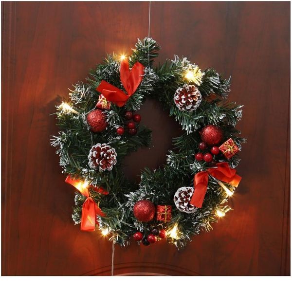 2020 christmas wreath with battery powered led light string front door hanging garland holiday home dec jlldly
2020 christmas wreath with battery powered led light string front door hanging garland holiday home dec jlldly