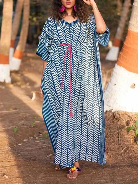 women's swimwear plus size boho maxi dress print beach cover up belt kaftan pareos de playa mujer swim suit wear women party, White;black
women's swimwear plus size boho maxi dress print beach cover up belt kaftan pareos de playa mujer swim suit wear women party, White;black