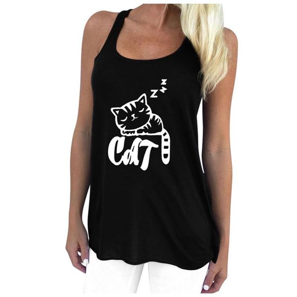 women's tanks & camis sleeping cat cartoon print trendy sleeveless o neck tank women plus size black vest female casual shirts drop shi, White
women's tanks & camis sleeping cat cartoon print trendy sleeveless o neck tank women plus size black vest female casual shirts drop shi, White