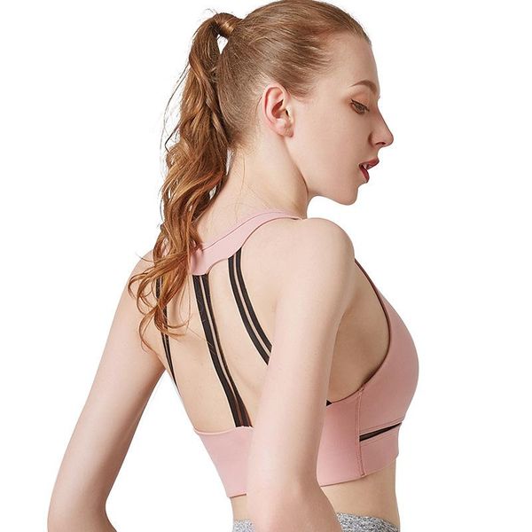 gym clothing 2021 bra sports fitness yoga mesh running lady sportswear for female, White;black
gym clothing 2021 bra sports fitness yoga mesh running lady sportswear for female, White;black