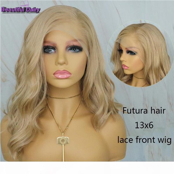 beautiful diary 13x6 synthetic lace front wig short bob wig wavy gluesless lace front futura hair blonde wigs for women, Black
beautiful diary 13x6 synthetic lace front wig short bob wig wavy gluesless lace front futura hair blonde wigs for women, Black