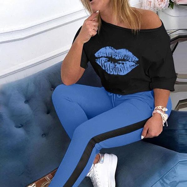 women 2 piece outfits lip printed long sleeve pullover sweatshirts harem pants jogger set female casual tracksuit sweat suits, Gray
women 2 piece outfits lip printed long sleeve pullover sweatshirts harem pants jogger set female casual tracksuit sweat suits, Gray