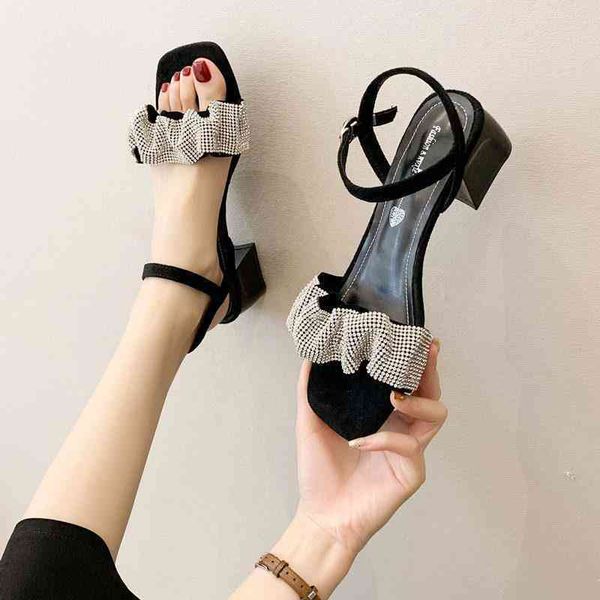 dress shoes women's high-heeled sandals, black, medium thick shoes, with rhinestones, versatile fashionable, summer, , gw8j
dress shoes women's high-heeled sandals, black, medium thick shoes, with rhinestones, versatile fashionable, summer, , gw8j