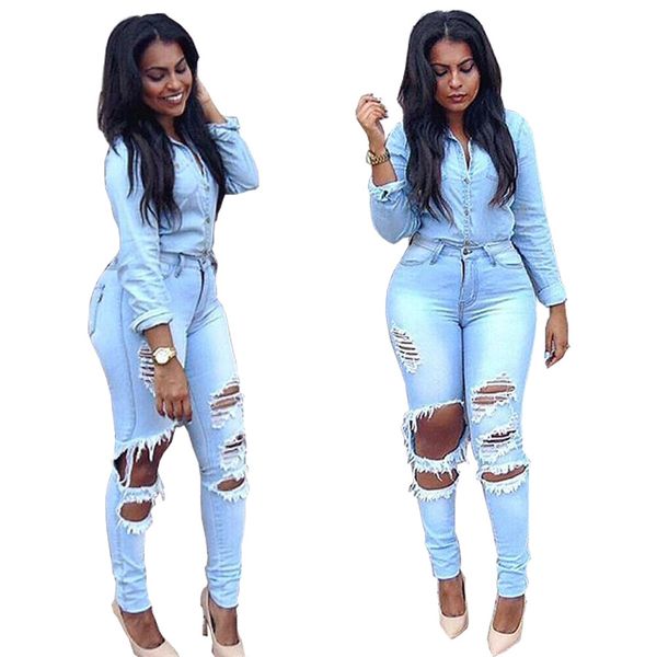 summer fashion design women ripped jeans girls casual streetwear high waistline micro-elastic butt-lift pencil pants trousers, Blue
summer fashion design women ripped jeans girls casual streetwear high waistline micro-elastic butt-lift pencil pants trousers, Blue