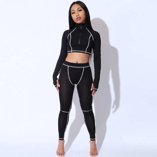 Female Ensemble Two Autumn Pieces Long Sweaters with Top Crop Sport Jogger Leggings Kg3o, Gray
Female Ensemble Two Autumn Pieces Long Sweaters with Top Crop Sport Jogger Leggings Kg3o, Gray