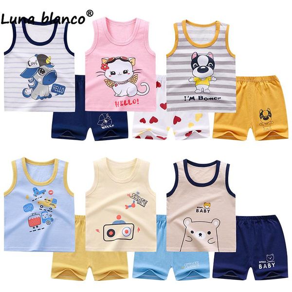 clothing sets 6m-6t children's vest set cotton boys and girls summer shorts o-neck soft sleeveless two-piece suit kids clothes, White
clothing sets 6m-6t children's vest set cotton boys and girls summer shorts o-neck soft sleeveless two-piece suit kids clothes, White