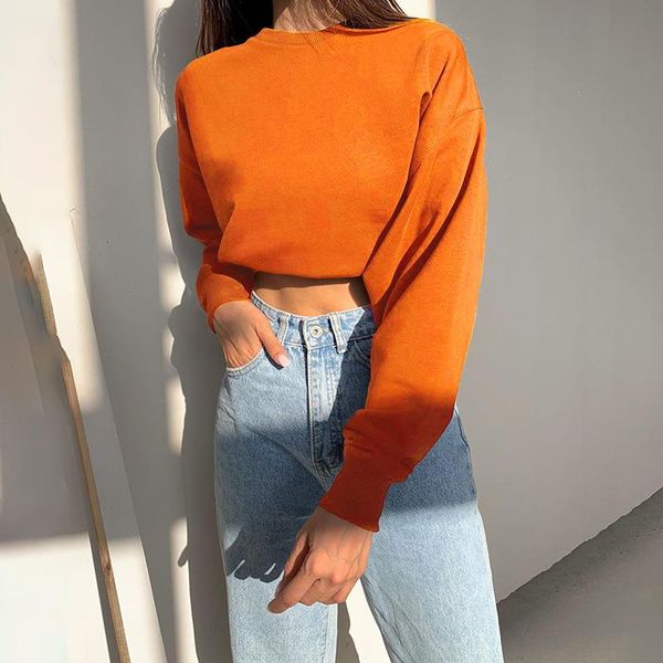 women's hoodies & sweatshirts short sweatshirt solid autumn loose women sweetshirts long sleeve pullovers drop female woman 2021, Black
women's hoodies & sweatshirts short sweatshirt solid autumn loose women sweetshirts long sleeve pullovers drop female woman 2021, Black
