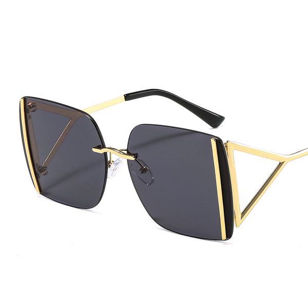 metal frameless new european and american men's and women's sunglasses, color ocean progressive color fashion sunglasses 36040, White;black
metal frameless new european and american men's and women's sunglasses, color ocean progressive color fashion sunglasses 36040, White;black