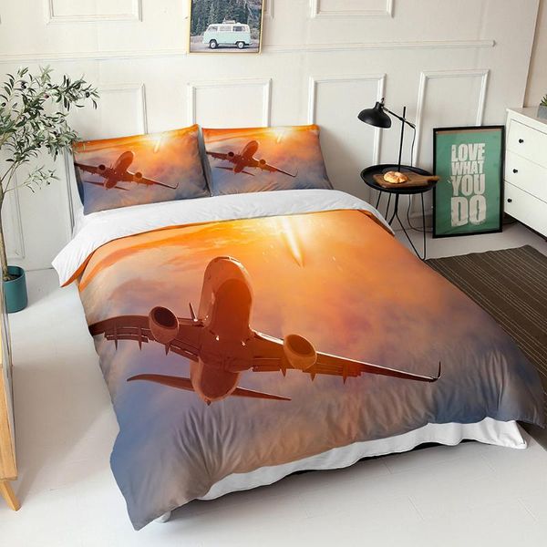 bedding sets soft warm duvet cover 3d print flying airplane pattern double bedspread with pillowcases king size comforter
bedding sets soft warm duvet cover 3d print flying airplane pattern double bedspread with pillowcases king size comforter