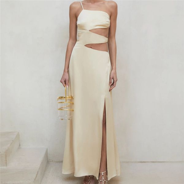 boho summer elegant one shoulder long dresses women bandage hollow out side slit evening beach party dress sundress, Black;gray
boho summer elegant one shoulder long dresses women bandage hollow out side slit evening beach party dress sundress, Black;gray