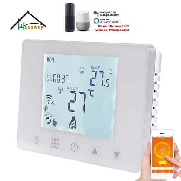 smart home control energy saving temperature controller rf&wifi wireless room thermostat for bolier electric heating water
smart home control energy saving temperature controller rf&wifi wireless room thermostat for bolier electric heating water