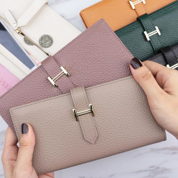 wallets 2021 classic zipper & hasp woman wallet casual long style ladies money bag fashion solid genuine leather clip purse, Red;black
wallets 2021 classic zipper & hasp woman wallet casual long style ladies money bag fashion solid genuine leather clip purse, Red;black