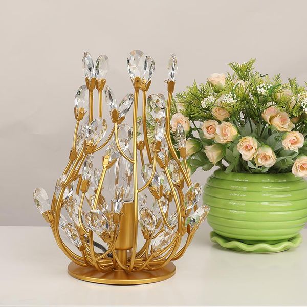 american retro crystal table lamp luxury bedroom bedside lamp warm study mini table
american retro crystal table lamp luxury bedroom bedside lamp warm study mini table
