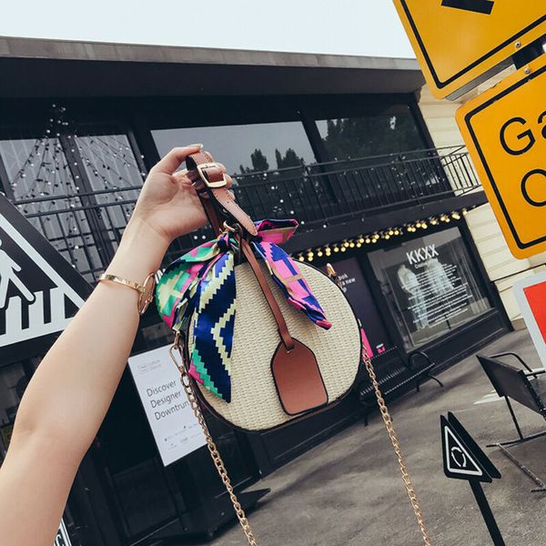 women round circular rattan wicker straw woven cross body beach bag basket gift, Black;blue
women round circular rattan wicker straw woven cross body beach bag basket gift, Black;blue
