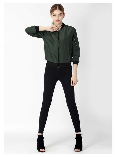 2021 fashion windjack women summer long mouw basic thin women's jackets, Black;brown
2021 fashion windjack women summer long mouw basic thin women's jackets, Black;brown