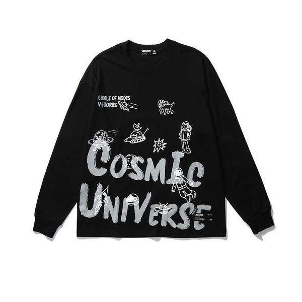 guochao brand fun graffiti printed long sleeve t-shirt men's street hip hop loose bf style lovers casual sweater, Black
guochao brand fun graffiti printed long sleeve t-shirt men's street hip hop loose bf style lovers casual sweater, Black