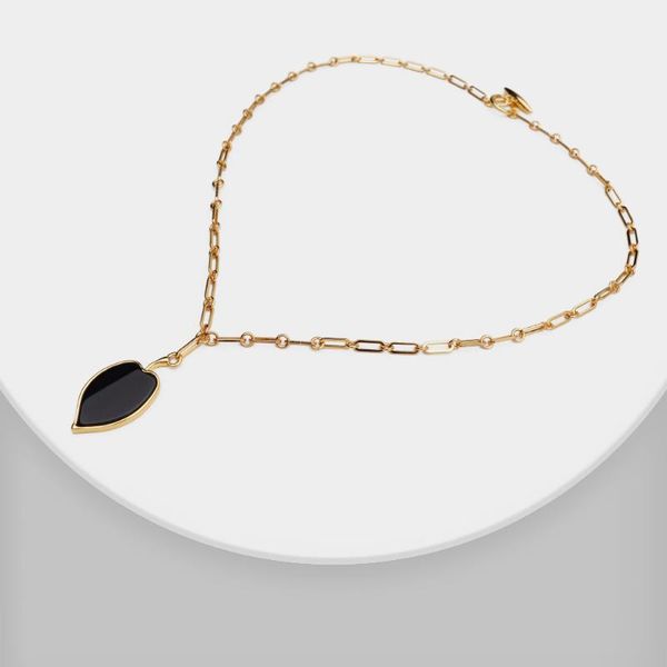 pendant necklaces natural black agate peach heart t-buckle chain necklace, Silver
pendant necklaces natural black agate peach heart t-buckle chain necklace, Silver